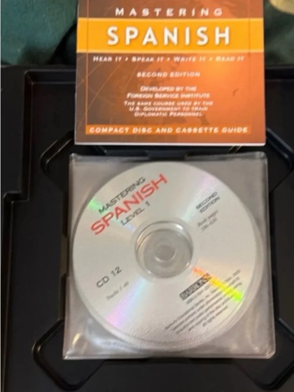 Barron's Mastering Spanish Level One - Orange & Brown CD set